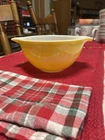 Vintage Pyrex Orange Floral 1-1/2 Pt. Cinderella Mixing Bowl #441 - Made in USA