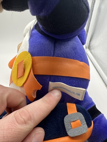 Rare peluche Sonic Adventure Big The Cat Jumbo 1999 SEGA Sonic the Hedgehog - Photo 16/16