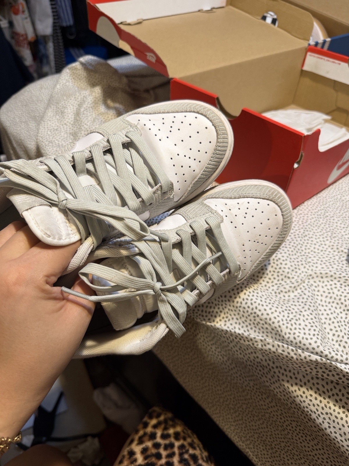 Gray Nike Dunks - image 3