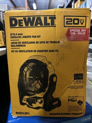 Dewalt 20v Jobsite Fan Kit with 5Ah Battery and Charger DCE512P1