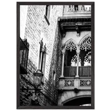 Vakker arkitektur i Barcelona - innrammet bilde