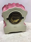 Antique Ansonia Porcelain Floral Clock  “ TALLY “  Working — photo 4