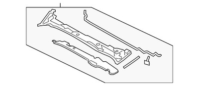 Genuine Nissan Extension Panel 66315-EZ10B