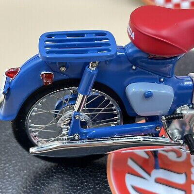 EBBRO 1/10 Honda SUPER CUB 1958 C100 blue Diecast Japan New EBBRO 1/10 Honda SUPER CUB 1958 C100 blue Diecast Japan New