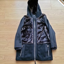 Bimba Y Lola Black Overcoat L