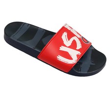 CHAMPION Olympic IPO Slide Sandals sz 10 Blue Red White USA Edition CPS10228M
