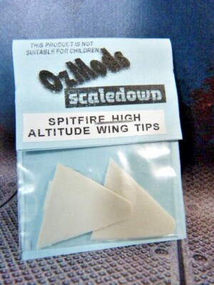 OzMods 1/48 resin details, Spitfire high altitude wing tips. SDA48051. 1/48 