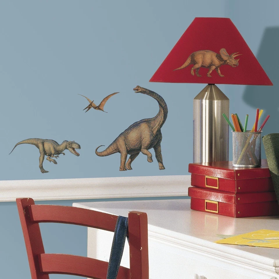 Calcomanías de pared RMK1043SCS como dinosaurios pelar y pegar pegatinas decoración habitación niños Foto 2 de 4