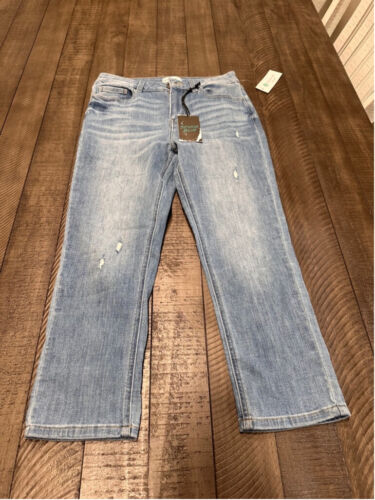 Women's Studio Blue Crop Jeans Size 28 Blue Denim