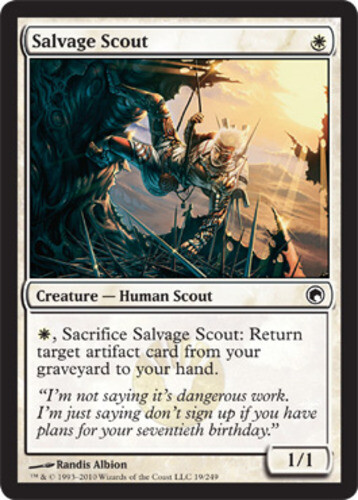 Salvage Scout - Foil NM, English MTG Scars of Mirrodin - Picture 1 of 1