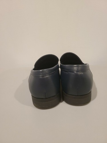 Calvin Klein Lathan 34F9274-Blue Mens Leather Loafers & Slip Ons Casual - Picture 2 of 7