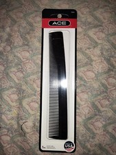 Ace Hair Dressing Pocket Comb Black New Sealed 07842 made in USA