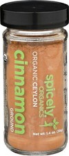Spicely Organics Organic Cinnamon Ground Ceylon 1.4 Oz