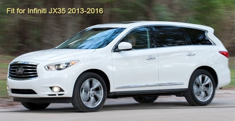 Car Mud Flaps Splash Guard Fender Mudguard Balck for Infiniti JX35 2013-2016 - Imagem 2 de 4