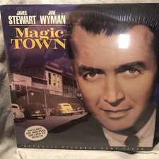Magic Town Laserdisc Sealed LD James Stewart Jane Wyman