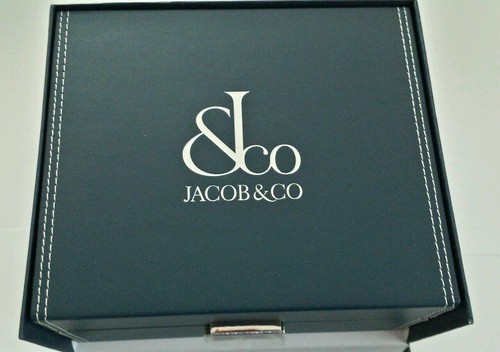 JACOB & CO 47MM 5 TIME ZONE JC24DA AUTHENTIC STAINLESS STEEL LADIES DIAMOND WATC - Picture 9 of 12