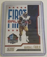 Marshall Faulk 2023 Panini Score First Ballot #8 St. Louis Rams