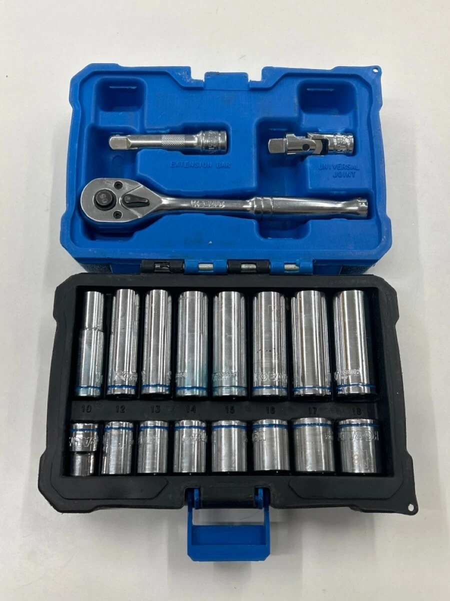 Kobalt socket set tool box outlet