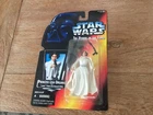 NEW Kenner Star Wars Power Of Force Princess Leia Action Figure on Red Card 1995