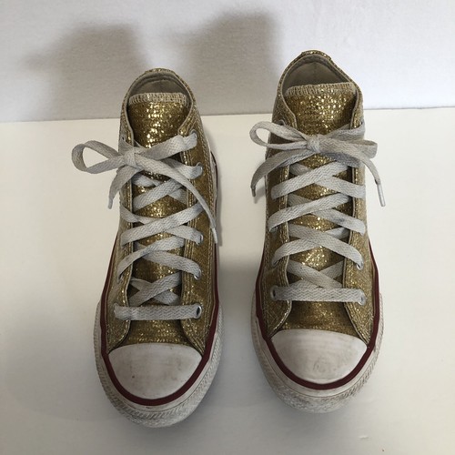 converse gold glitter sneakers