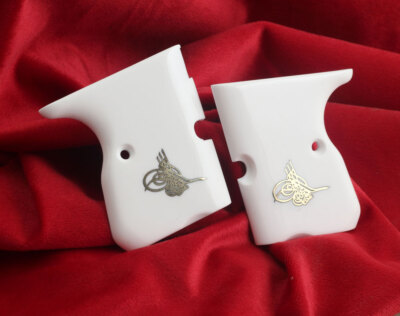 KSD Brand Kevin Zp98 Compatible White Acrylic Customizable Grips