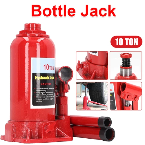 10 Ton Heavy Duty Professional Bottle Jack Hydraulic Lifting Truck Car Van Boat - Picture 1 of 17