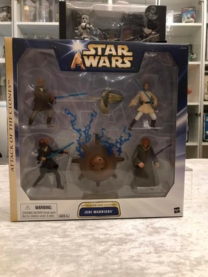 STAR WARS SAGA COLLECTION AOTC JEDI WARRIORS 4-PACK / HASBRO 2003