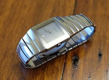 Rado Sintra Mens Gray Ceramic Watch - Approx 29mm Case Width - Used