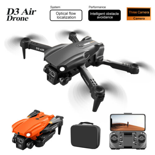 Four-sided Obstacle Avoidance Triple Camera Drone Optical Flow RC Quadcopter Toy - Picture 12 of 15