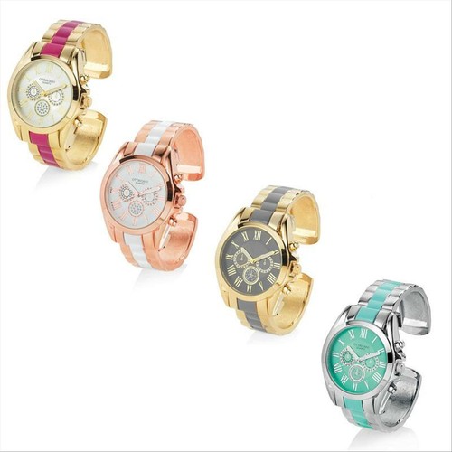 Orologio Donna Bangle Solo Tempo OTTAVIANI in Acciaio Bicolore | eBay