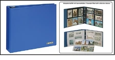 Postcard Album Ring Binder Blue Standard XL LINDNER 3000 B Empty