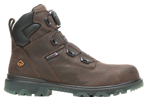 MACK BOOTS STATESMAN BLACK LEATHER SLIP ON MECHANIC BOOTS  display picture 1