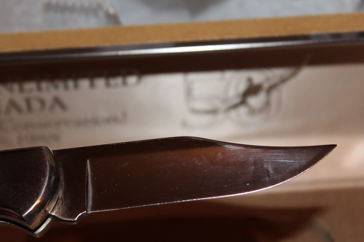 BUCK 112 KNIFE NEW U.S.A. DUCKS UNLIMITED CANADA 50 YRS BUCK 112 KNIFE NEW U.S.A. DUCKS UNLIMITED CANADA 50 YRS