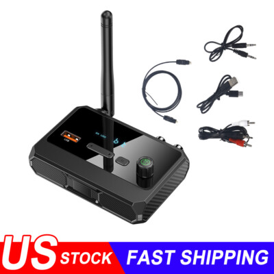 Wireless Bluetooth 5.3 Audio Receiver Music Adapter RCA 3.5mm Jack Aux Adapter