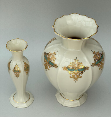 Catalan Vase / Blumenvase LENOX - original aus USA (Set, 2 Stück)
