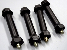 Southwest Wheel 9/16X3" Long Trailer Leaf Spring Wet Bolts w/7/16 Hex Lock Nuts