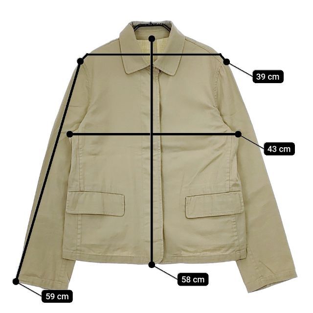 MARGARET HOWELL MHW0421 0172821 Cotton blouson Jacket beige MARGARET HOWELL MHW0421 0172821 Cotton blouson Jacket beige