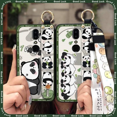 Cut panda holder shockproof Phone Case For iPhone 16 15 14 13 12 11 Pro Max