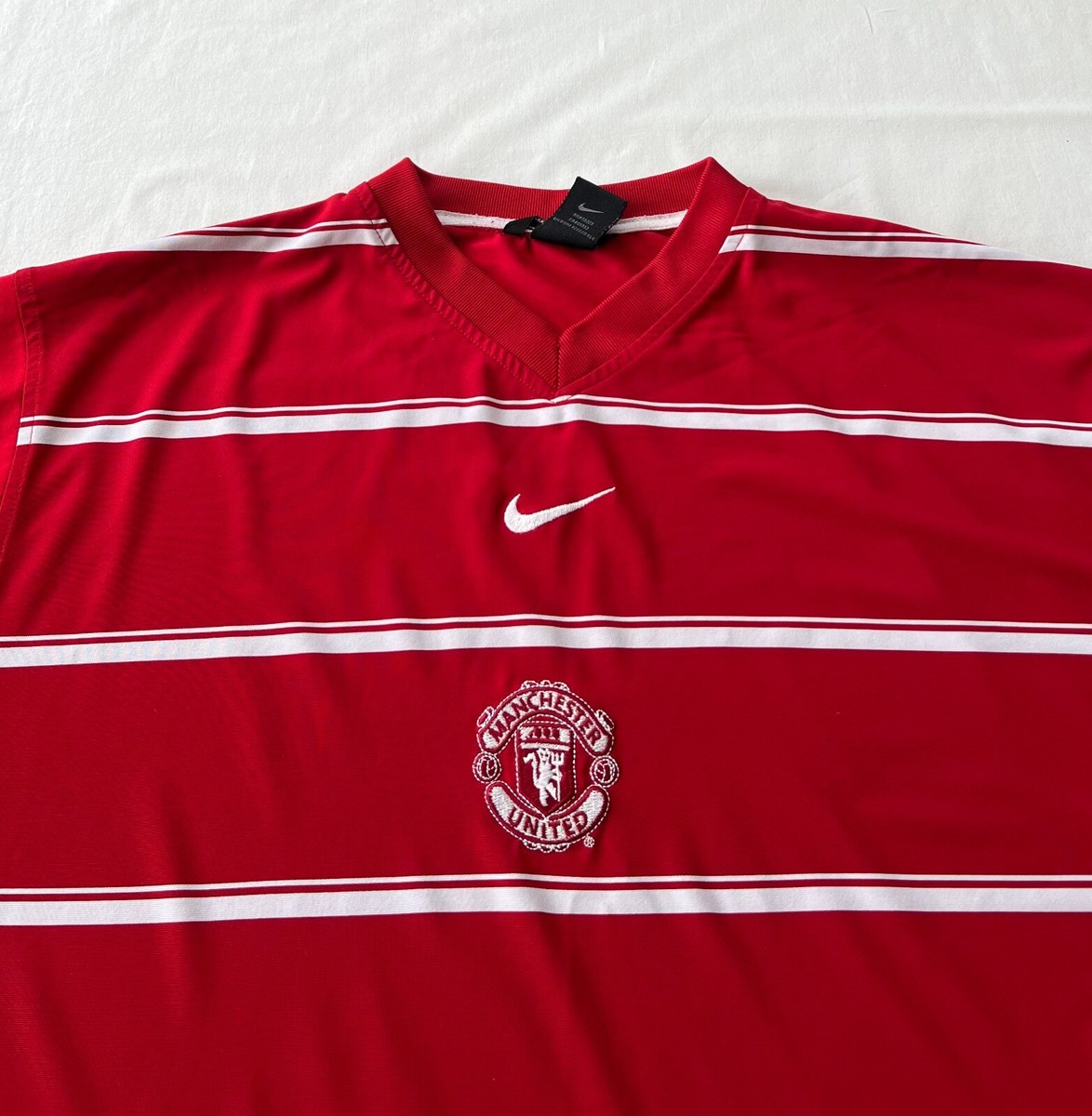 Vintage 90s Nike Manchester United Jersey T-shirt Sz XXL | eBay