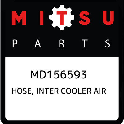 MD156593 Mitsubishi Hose, inter cooler air MD156593, New Genuine 