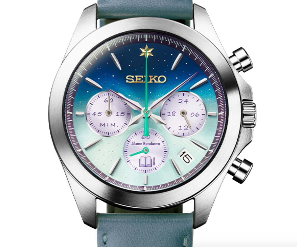 PSL Oshi no Ko x Seiko Official Collaboration Watch Akane Kurokawa