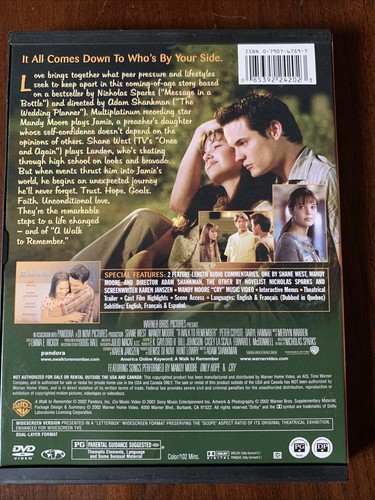 A Walk to Remember (DVD, 2002) - Picture 2 of 3