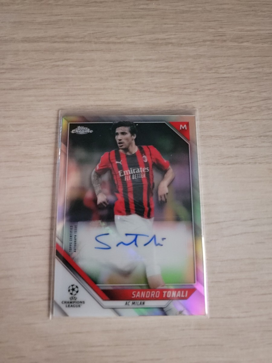 その他 [Auto]mosaic world cup sandro tonali Amazon.com: SANDRO TONALI 2022-23 Topps Merlin Chrome UEFA