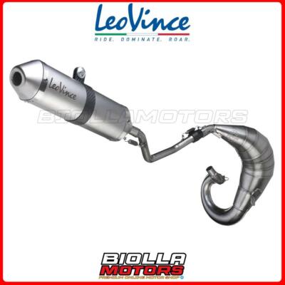 3280 KOMPLETTER AUSPUFF LEOVINCE APRILIA RX 50 Perimeter Frame 2010 - X-FIGHT STAI