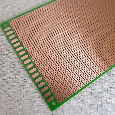 2x Stripboard 10x20cm Prototype paper circuit Board Breadboard pcb fr4 glass new