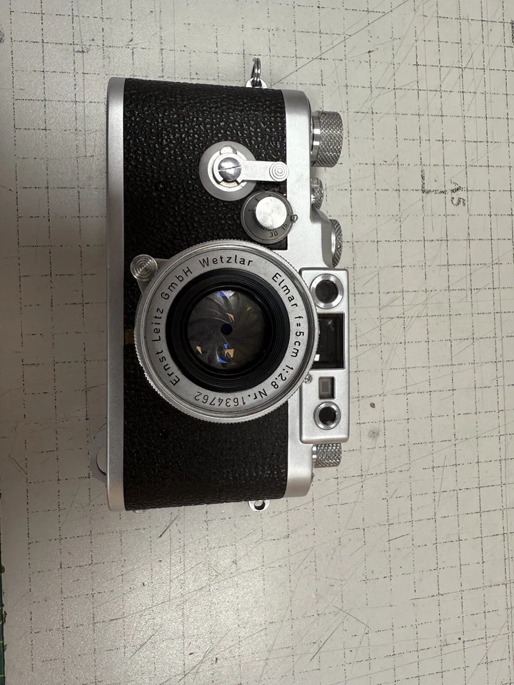 Leica IIIg range finder by Ernst leitz  c/w Elmar 5cm f2.8 - Image 2 of 4