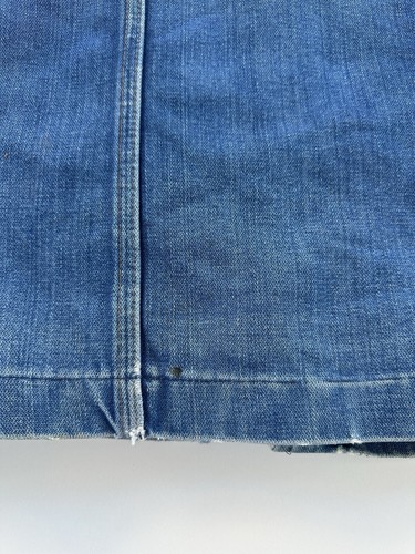 VINTAGE Wrangler Rainbow Tag Kid Denim Trucker Sherpa Chore Barn Jean Jacket 12 - Picture 17 of 24