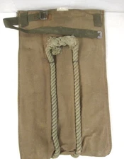 WWII US Army Heavy Duck Canvas Bailey Transport Bag w/Rope Handles - Unissued