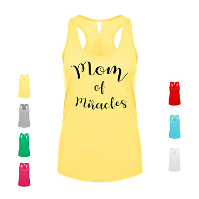 Mom Of Miracles motherhood god faith love care passion life Women's Tank