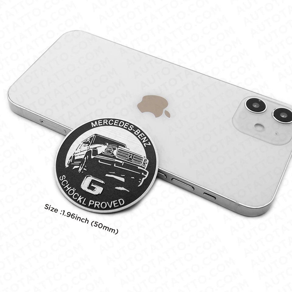 Mercedes-Benz G Schockl Proved Door Jamb Emblem Logo Nameplate Badge Decorate  - Изображение 4 из 4